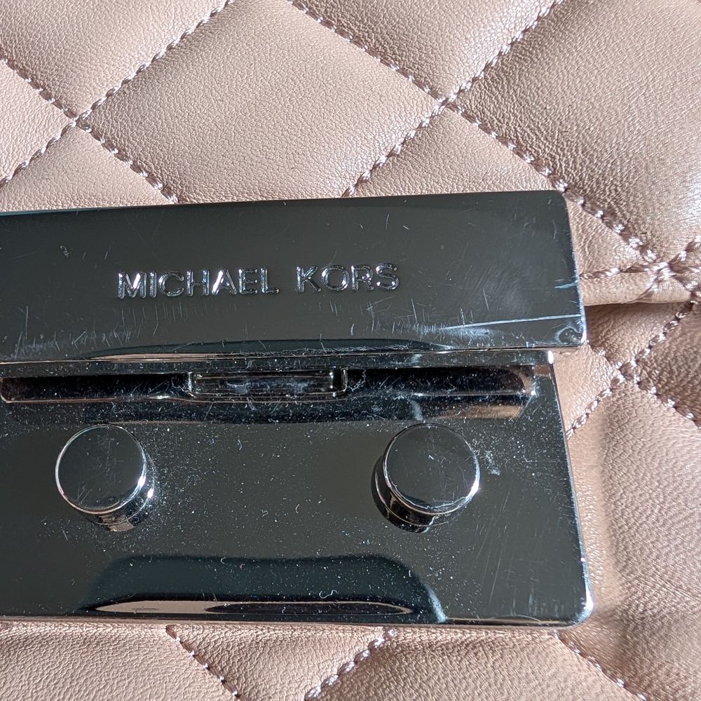 Michael Kors Silver Clutch